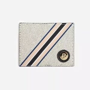 Paravel Wallet Cabana Card Case Domino Black NWT Billfold